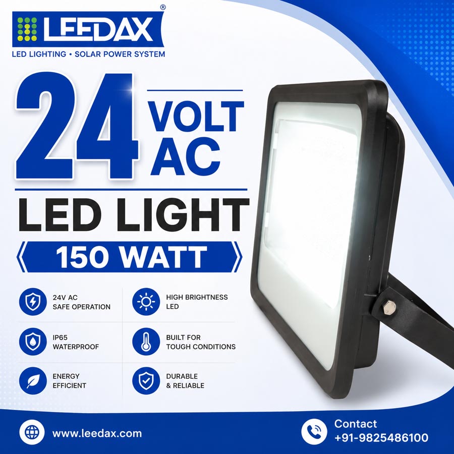 24V AC LED Safety Light 150 Watt