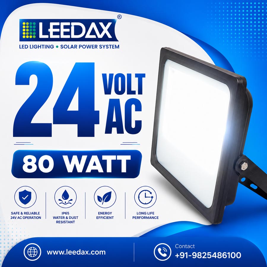 24V AC LED Safety Light 80 Watt