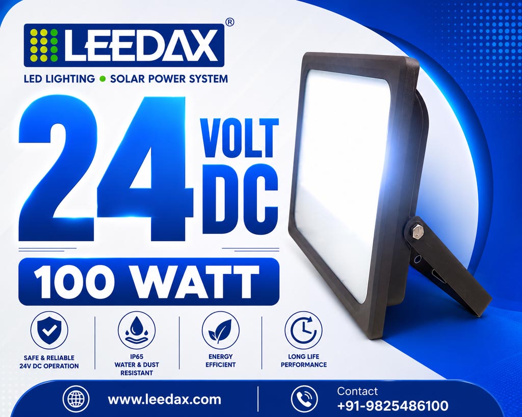 24v-dc-led-flood-100w-front-angle-view