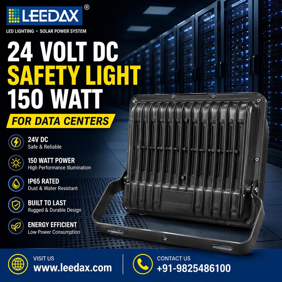 24v-dc-led-flood-light-150w--back-view