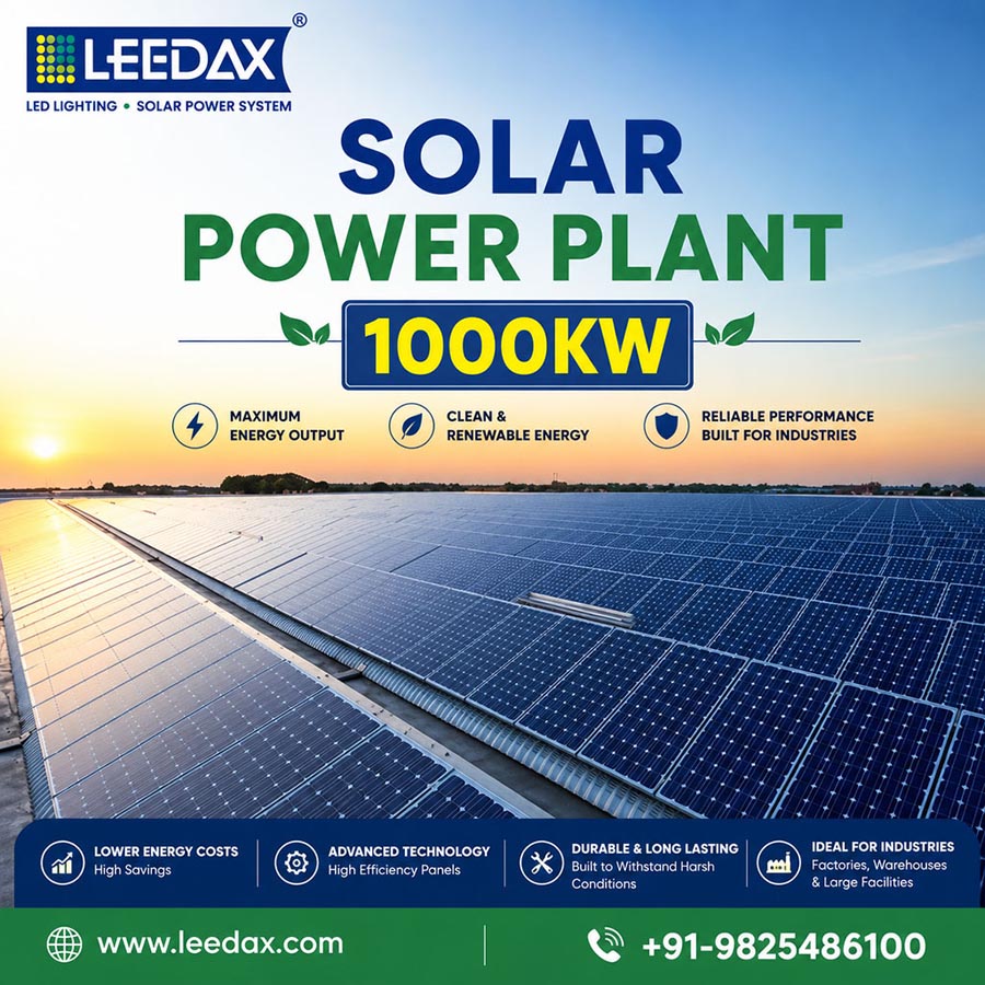 Solar Power Plant Installation Company 1000Kw