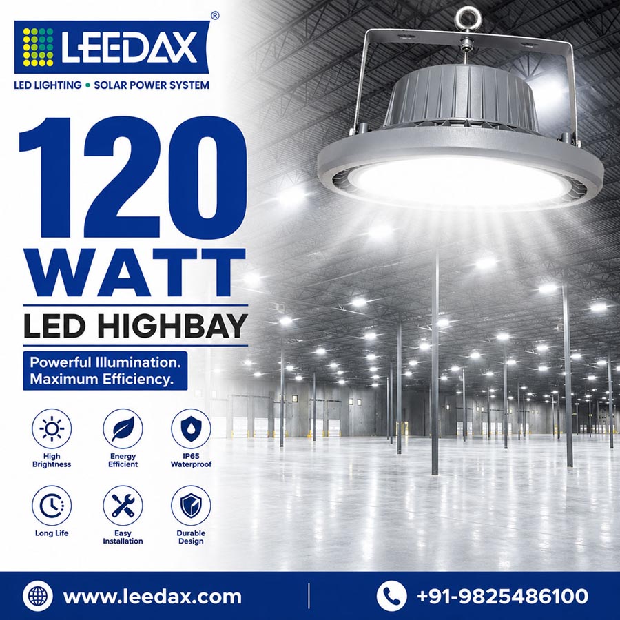 120-watt-led-high-bay-light-factory-installation-image