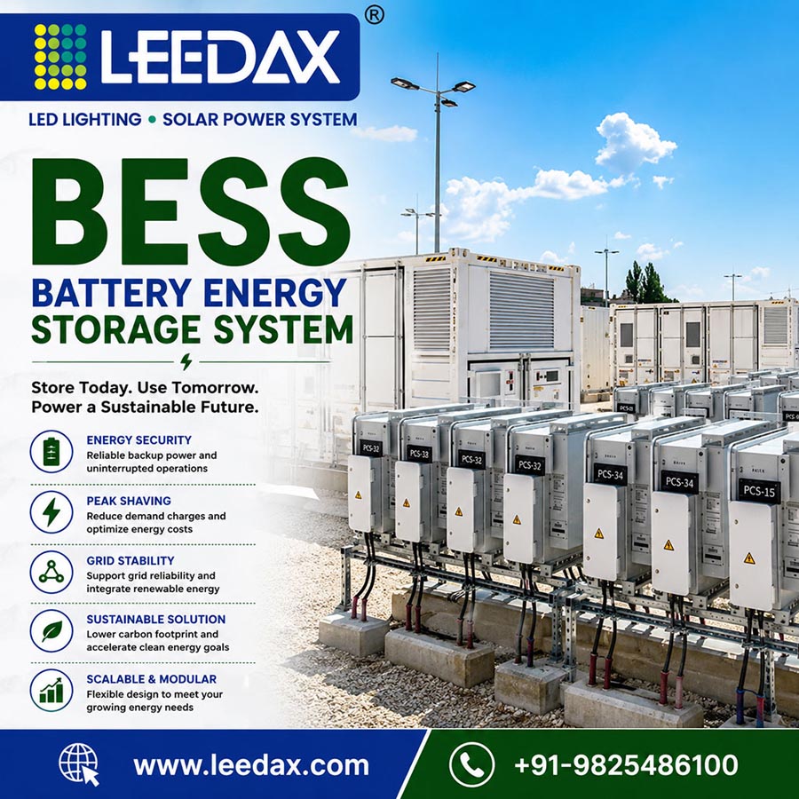 BESS Battery Energy Storage System in Solar Ahmedabad