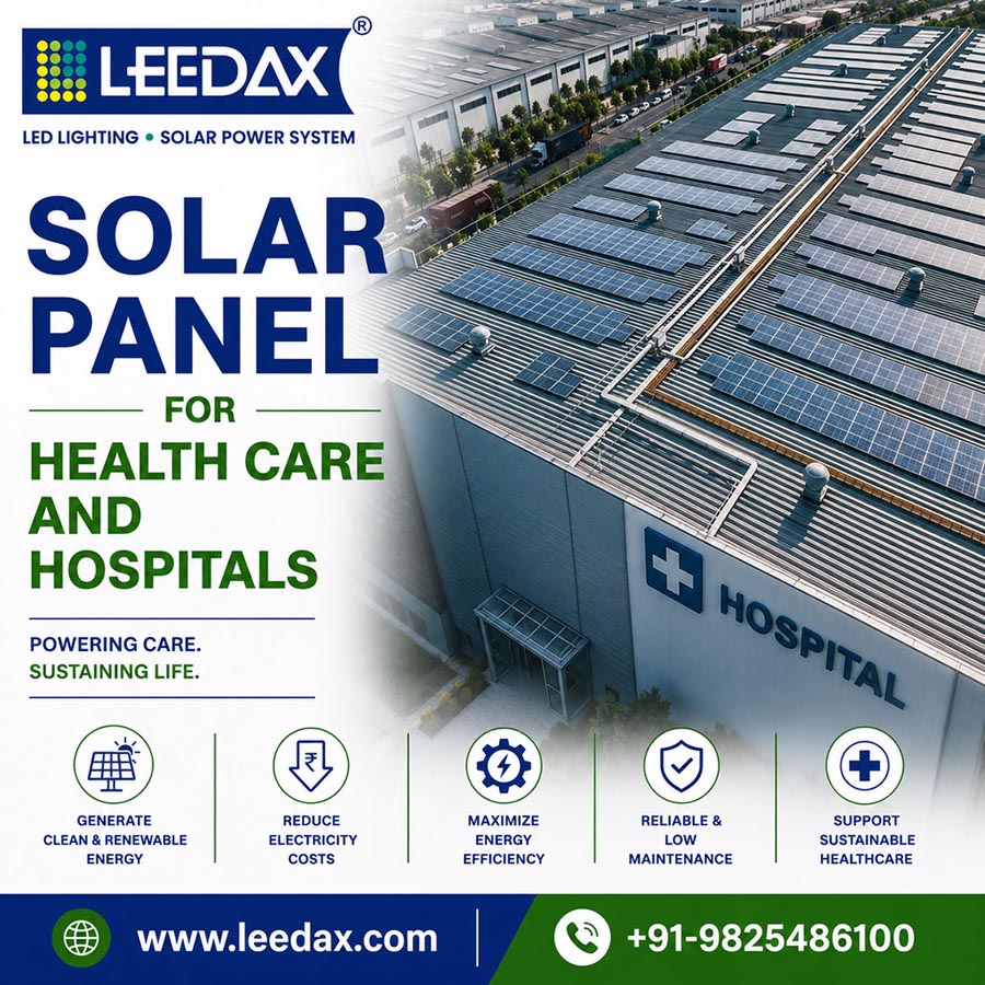 Solar Panel for Hospitals And Health Care