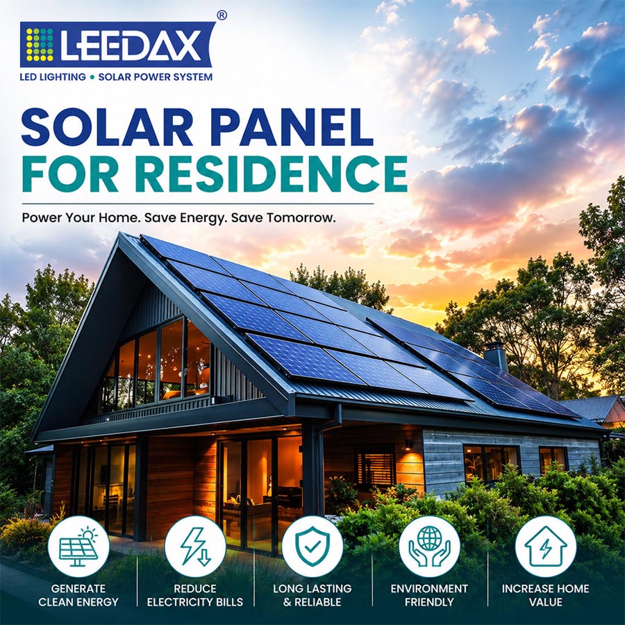 Solar Panel for Residence