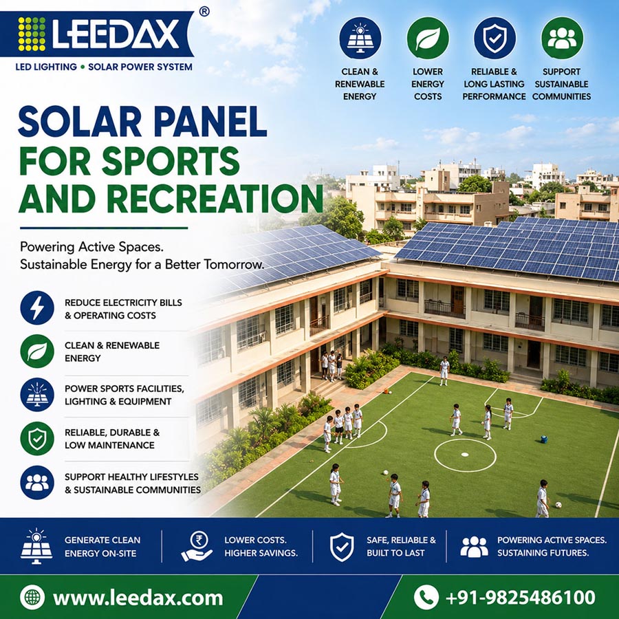 Solar Panel for Sports And Recreation